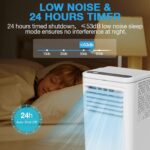 Aire acondicionado portátil Electactic NPLA3-06C/X1E 10000 BTU modos frío ventilador seco sueño temporizador 24 horas 45