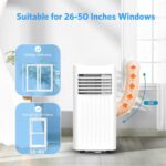 Aire acondicionado portátil Electactic NPLA3-06C/X1E 10000 BTU modos frío ventilador seco sueño temporizador 24 horas 45