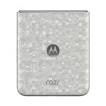 Teléfono Plegable Motorola Razr 2026 PBB70009US desbloqueado 8GB RAM 256GB cámara 50MP blanco brillante
