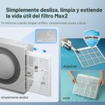 Purificador de Aire Coway Airmega Mighty2 AP-1512N(W) HEPA y carbón activo cubre hasta 167 metros cuadrados elimina alér