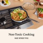 Batería de cocina Calphalon 2232468 juego de ollas y sartenes antiadherentes de cerámica 12 piezas libre de PFAS apto pa