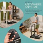 Caminadora Compacta con Inclinación LifePro PacerMini LP-PCRMPN-BLK Portátil Eléctrica Silenciosa para Escritorio Hogar