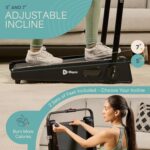Caminadora Compacta con Inclinación LifePro PacerMini LP-PCRMPN-BLK Portátil Eléctrica Silenciosa para Escritorio Hogar