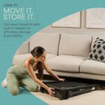 Caminadora Compacta con Inclinación LifePro PacerMini LP-PCRMPN-BLK Portátil Eléctrica Silenciosa para Escritorio Hogar