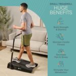 Caminadora Compacta con Inclinación LifePro PacerMini LP-PCRMPN-BLK Portátil Eléctrica Silenciosa para Escritorio Hogar