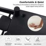 Máquina reformadora de pilates plegable rosa para gimnasio en casa, equipo de entrenamiento profesional con resortes de
