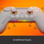 Control para juegos SCUF Envision PRO Wireless V2 2025 Corsair 601-178-04-012-NA para PC inalámbrico palancas Hall antid