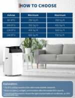 Aire Acondicionado Portátil Garvee 14000 BTU 3 en 1 Frío Deshumidificador Ventilador con Control Remoto y Kit de Ventana