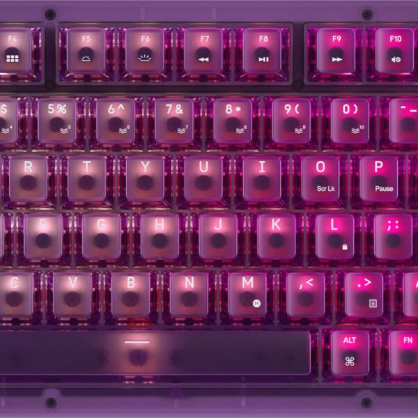 Teclado Mecánico Inalámbrico Corsair K65 Plus 75% CH-91D421E-NA interruptores lineales MLX Red v2 RGB amortiguación dobl