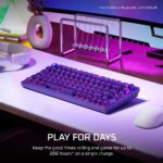 Teclado Mecánico Inalámbrico Corsair K65 Plus 75% CH-91D421E-NA interruptores lineales MLX Red v2 RGB amortiguación dobl