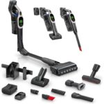 Aspiradora inalámbrica Bosch Unlimited 10 BXS1042GUC 2 baterías 140 min cargador rápido tubo flexible filtro HEPA 7 acce