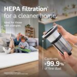 Aspiradora inalámbrica Bosch Unlimited 10 BXS1042GUC 2 baterías 140 min cargador rápido tubo flexible filtro HEPA 7 acce