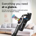 Aspiradora inalámbrica Bosch Unlimited 10 BXS1042GUC 2 baterías 140 min cargador rápido tubo flexible filtro HEPA 7 acce