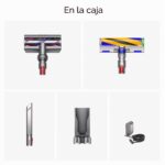 Aspiradora Inalámbrica Dyson V15 Detect Origin 490828-01 con Sensor Piezoeléctrico y Pantalla LCD, 60 Min
