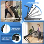 Caminadora Plegable FUNMILY Motor 4.5 HP Inclinacion Automatica 0 al 20 Porciento 12 Programas Capacidad 181 kg