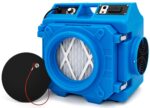 Purificador de aire comercial SereneLife SLAIRSCRBBL filtracion HEPA 3 etapas MERV-10 eliminador de polvo y olores con f