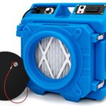 Purificador de aire comercial SereneLife SLAIRSCRBBL filtracion HEPA 3 etapas MERV-10 eliminador de polvo y olores con f