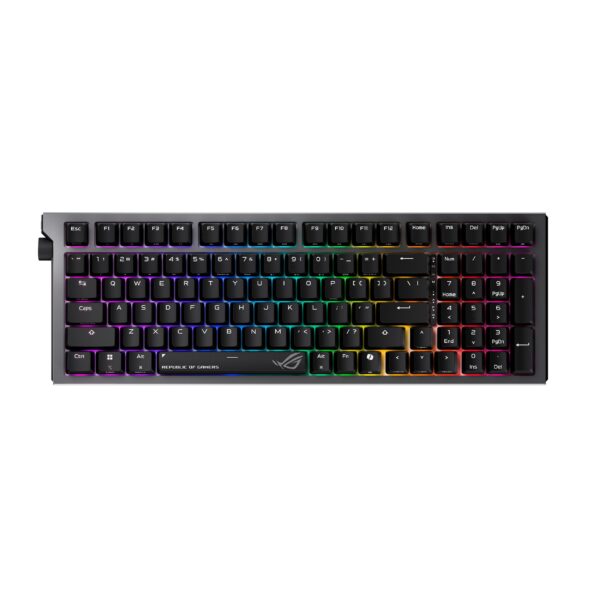 Teclado mecánico inalámbrico ASUS ROG Strix Morph 96 X903 96% tres modos interruptores NX Snow V2 intercambiables PCB or