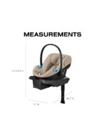 Aton G2 Infant Car Seat with Load Leg Base - Almond Beige
