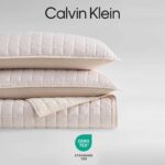Juego de edredon Queen Calvin Klein Revman International A0013712 3 piezas acolchado de diamante suave y transpirable pa