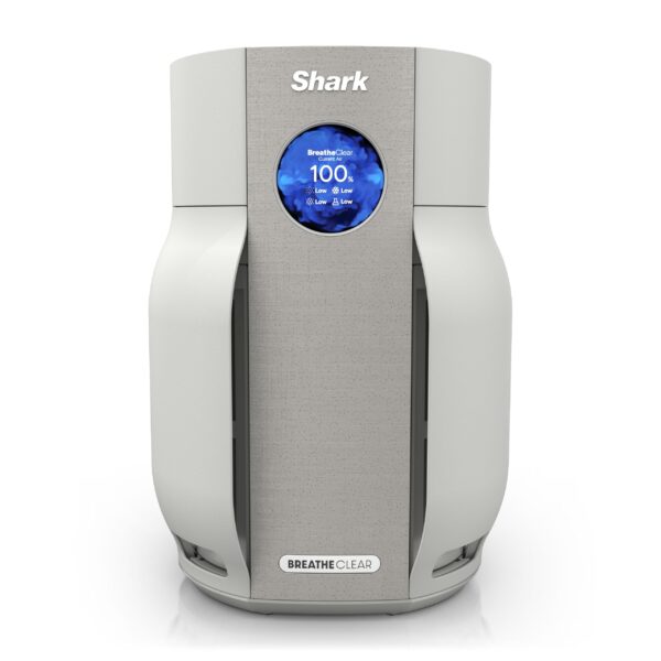Purificador de Aire Inteligente Shark BreatheClear HP162 HEPA filtro sin cambio hasta 6 años color paloma para polvo cas