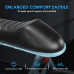 Caroma Peak - Patinete eléctrico de 1200 W con asiento, motocicleta eléctrica de 16 pulgadas con neumáticos gruesos, ran
