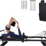 Garvee Máquina reformadora de pilates de 91 pulgadas, equipo de pilates con resortes para cuerpo completo, cama reformad