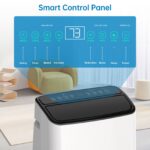 Aire acondicionado portátil MilleLoom 3GE-OIBA-M7M0NVJ4U5W9VI7MC4HZ 14000 BTU 3 en 1 ventilador deshumidificador enfría