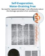 Aire acondicionado portátil MilleLoom 3GE-OIBA-M7M0NVJ4U5W9VI7MC4HZ 14000 BTU 3 en 1 ventilador deshumidificador enfría