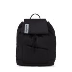 KARL LAGERFELD JEANS Women's Padded Nylon Backpack, Black, One size