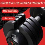 ALTLER Adjustable Dumbbell Set, 25/52LB Pair with Tray for Workout Strength Training Fitness, Adjustable Weight Dial Dum