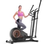 Máquina Elíptica ANCHEER AMA006031 500 libras resistencia magnética 14 niveles aluminio
