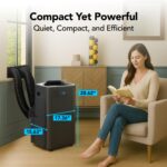 Aire acondicionado portátil doble manguera Whynter ARC-1280MX inversor NEX 13000 BTU SACC 10000 BTU control Wi-Fi voz co