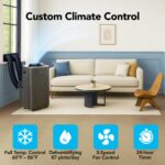 Aire acondicionado portátil doble manguera Whynter ARC-1280MX inversor NEX 13000 BTU SACC 10000 BTU control Wi-Fi voz co