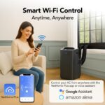 Aire acondicionado portátil doble manguera Whynter ARC-1280MX inversor NEX 13000 BTU SACC 10000 BTU control Wi-Fi voz co