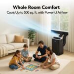 Aire acondicionado portátil doble manguera Whynter ARC-1280MX inversor NEX 13000 BTU SACC 10000 BTU control Wi-Fi voz co