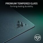 Alfombrilla Mouse Razer Atlas Pro RZ02-05760100-R3U1 Vidrio Templado Ultrafina 1.75mm Superficie Baja Fricción Resistent