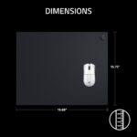 Alfombrilla Mouse Razer Atlas Pro RZ02-05760100-R3U1 Vidrio Templado Ultrafina 1.75mm Superficie Baja Fricción Resistent