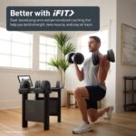 Mancuernas ajustables NordicTrack Select a Weight 55 libras par con soporte universal para pesas de gimnasio en casa