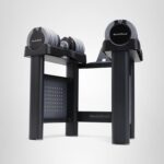 Mancuernas ajustables NordicTrack Select a Weight 55 libras par con soporte universal para pesas de gimnasio en casa