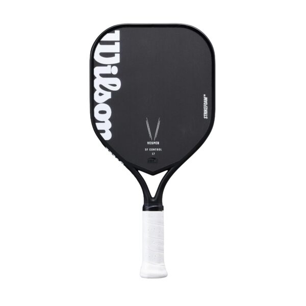 Wilson Vesper SF Control 17 Pickleball Paddle- Black/White, Size 1