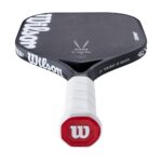 Wilson Vesper SF Control 17 Pickleball Paddle- Black/White, Size 1
