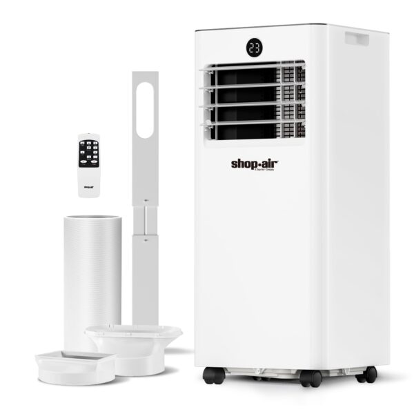 Aire acondicionado portátil Shop-Air 5430556 10000 BTU 3 en 1 para habitaciones hasta 40 m2 con control remoto enfriamie