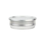 Juego de moldes para masa de aluminio Restaurantware Met Lux RWT2448S-MC 48 y 96 onzas con tapas apilables resistentes p