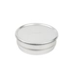 Juego de moldes para masa de aluminio Restaurantware Met Lux RWT2448S-MC 48 y 96 onzas con tapas apilables resistentes p