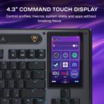 Teclado con Cable Turtle Beach Command Series KB7 TKL TBK-2004-01-US Pantalla Táctil 4.3 Pulgadas Interruptores Hall Tit