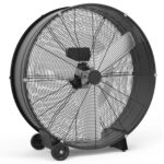 Ventilador Industrial Tambor Takywep 30 Pulgadas – 6,000 CFM, 3 Velocidades, Motor 330W, Ruedas de Hule