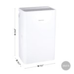 Deshumidificador portátil Hisense ADH50K26 50 pintas Energy Star silencioso hogar
