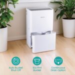 Deshumidificador portátil Hisense ADH50K26 50 pintas Energy Star silencioso hogar