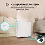 Deshumidificador Portátil Hisense ALDH50KP26 50 Pintas Bomba Integrada Silencioso Tanque 18 Pintas Para Sótano Hogar